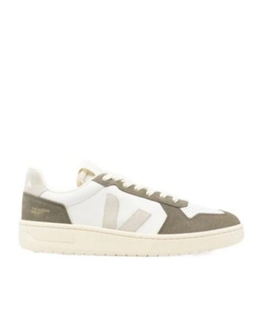 Veja White Aegean Low-Top Sneakers for men