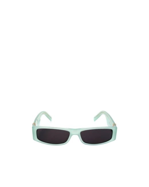 Dior White Rectangular Sunglasses for men