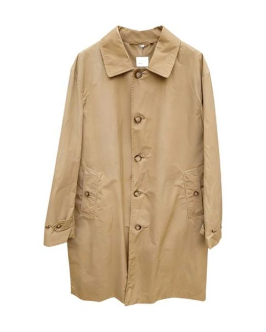 Burberry Men's Natural Single-Breasted Trench Coat