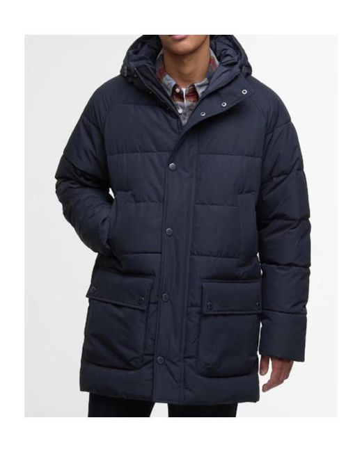 Barbour Blue Bedale Puffer Jacket for men