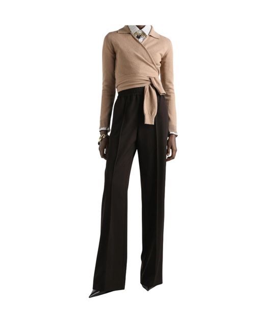 Dolce & Gabbana Black Dolce & Gabbana Wool Gabardine Pants