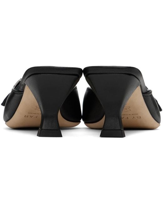 By Far Black Classic Kitten Heels