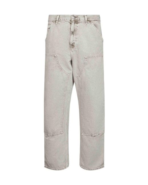 Carhartt Gray Double Knee Pants for men