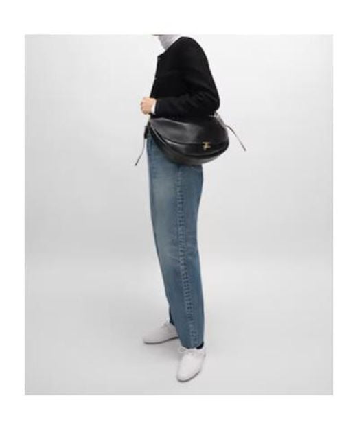 Céline Black Halfmoon Soft Triomphe Bag