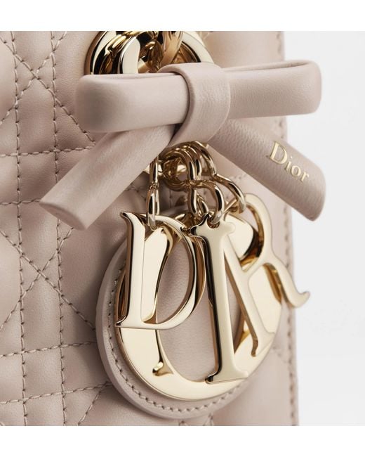 Dior Natural Small Lady Bag With Strap