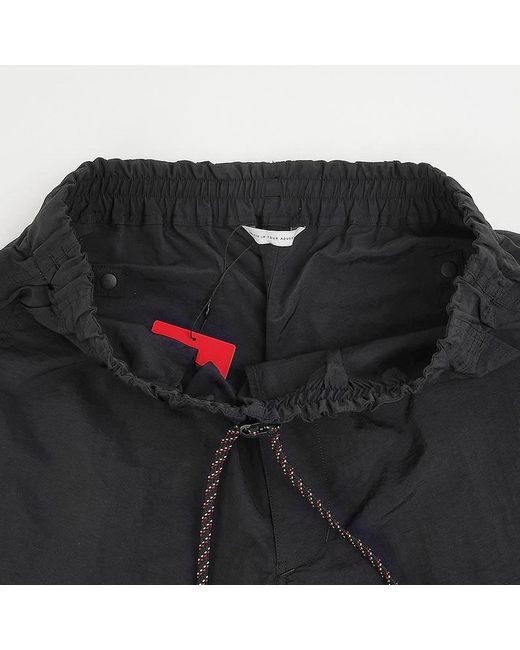 NANGA Black Tusser Easy Shorts for men