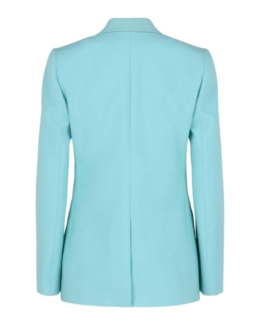 Givenchy Blue Long-Sleeved Suit Jacket