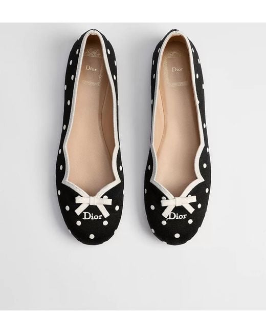 Dior Black Romance Ballet Flat