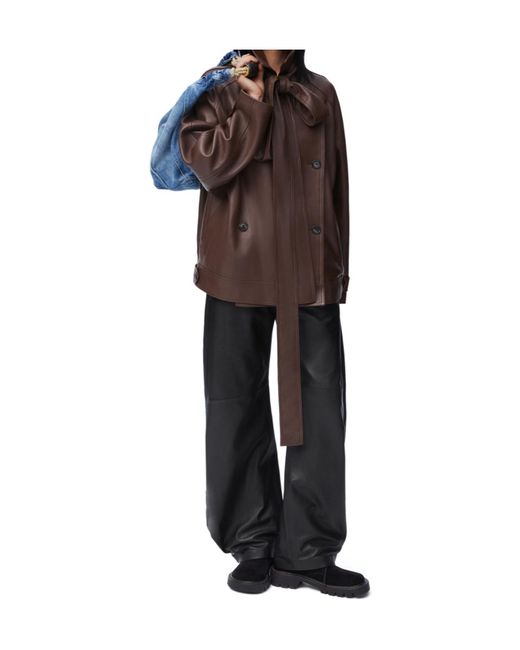 Loewe Brown Bow Jacket