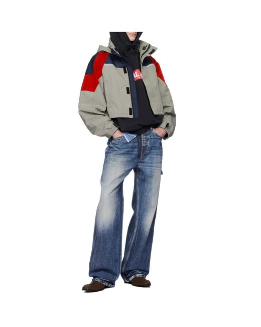 Martine Rose Blue Wide-Leg Jeans for men