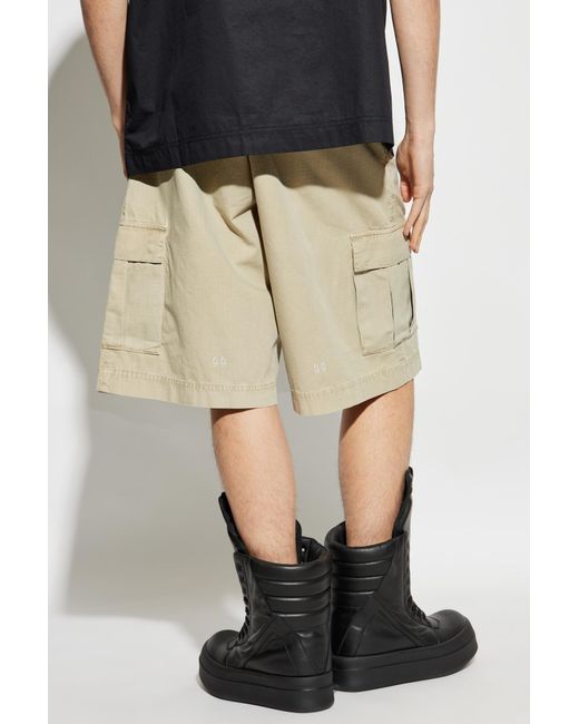 44 Label Group Natural Cargo Shorts for men