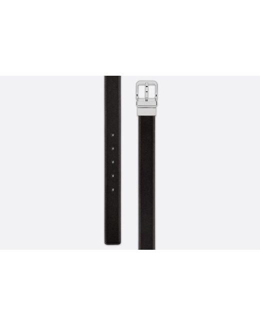Dior White Reversible Belt for men