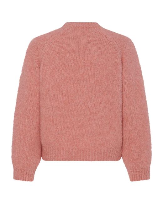 The Row Pink Bruno Long-Sleeved Crewneck Jumper for men