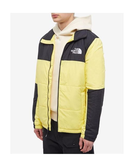 The North Face Yellow Logo Zipper Cotton Suit for men