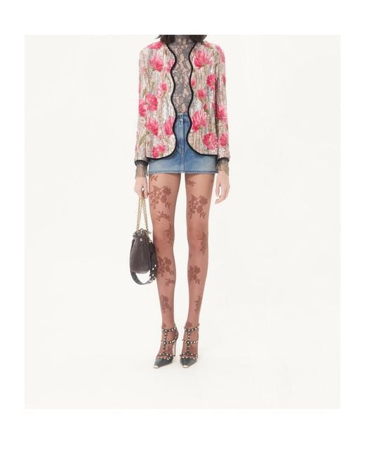 Valentino Pink Long-Sleeve Jacket