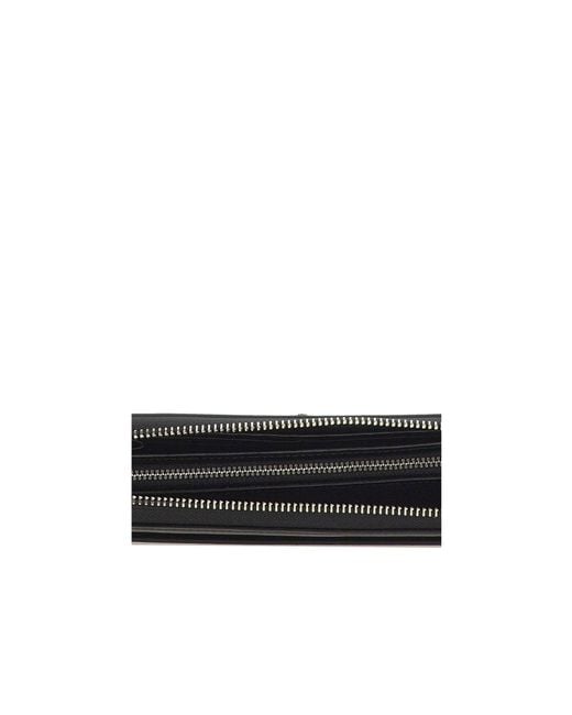 Vivienne Westwood Black Zip-Around Wallet