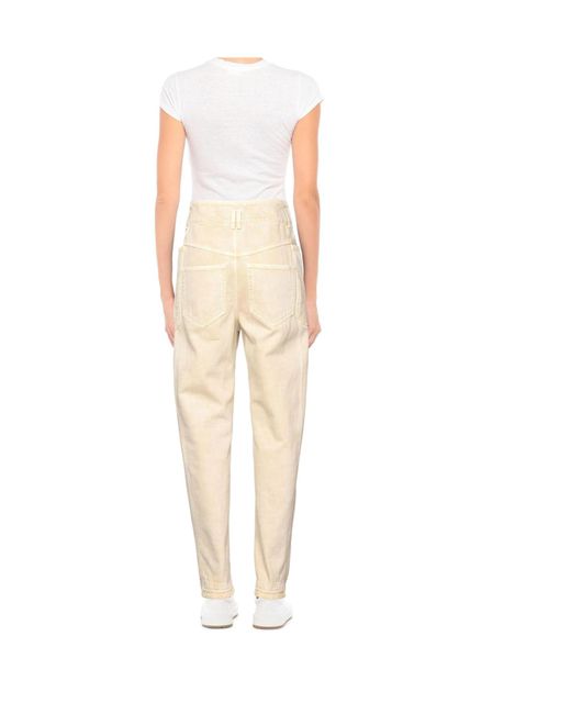 Isabel Marant Natural Denim Trousers