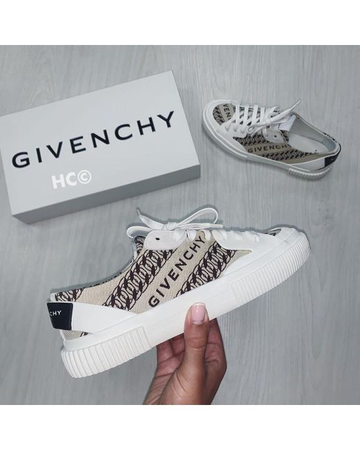 Givenchy Natural Chain Logo Sneakers
