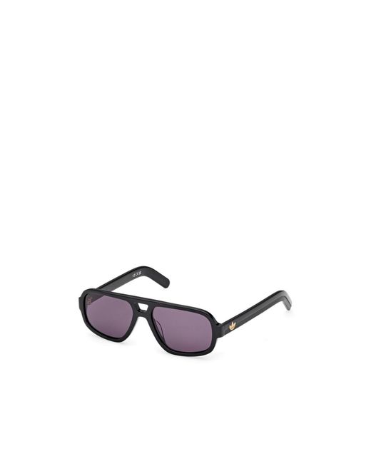 Adidas Originals Purple Geometric Sunglasses for men