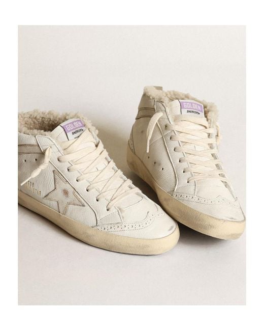 Golden Goose Deluxe Brand Natural Mid Star