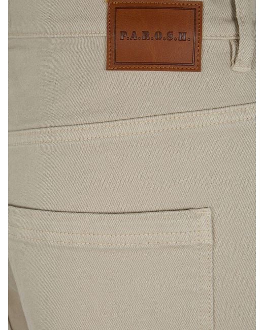 P.A.R.O.S.H. Gray Hammer-Loop Cargo Pants