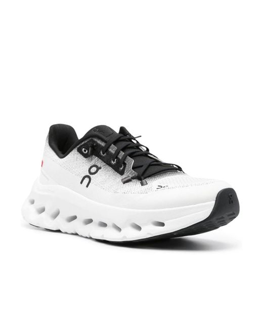 On Shoes White Cloudtilt Mesh Lace-Up Sneakers