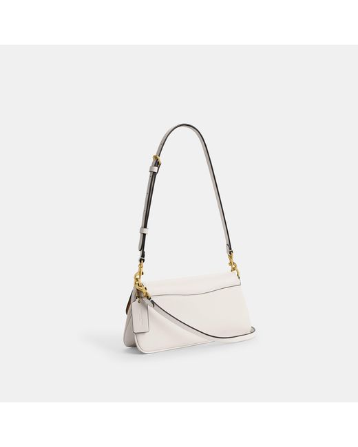 COACH White Casual Versatile Shoulder Bag