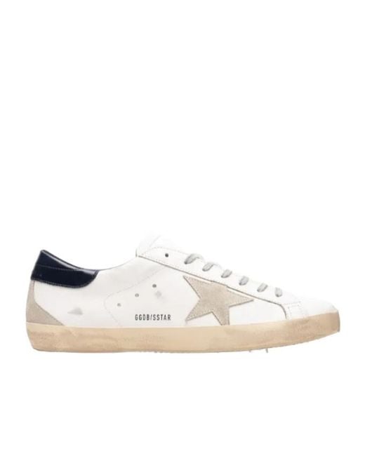 Golden Goose Deluxe Brand White Super-Star Classic Sneakers for men