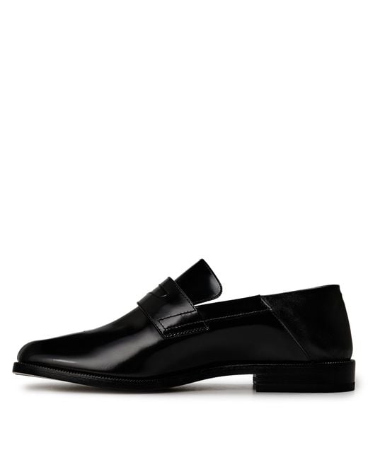 Maison Margiela Black Tabi Slip-On Loafer for men