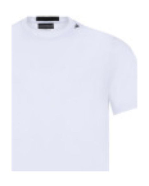 Emporio Armani White Logo T-Shirt for men