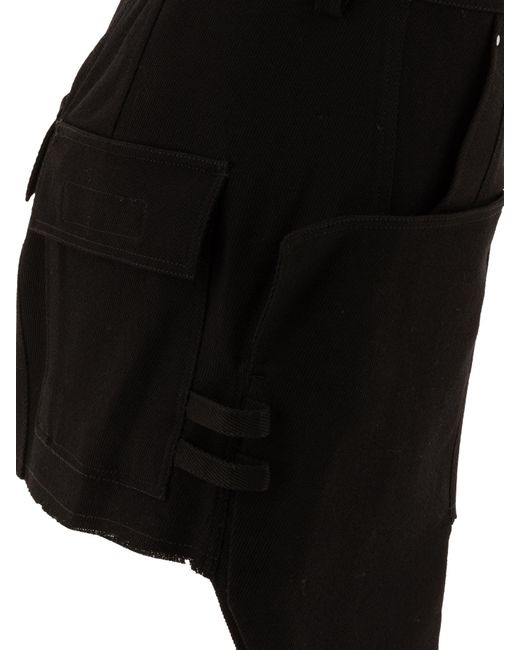 Rick Owens Black Stefa Mini Skirt