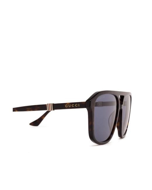Gucci Blue Eyewear Gg1494S Square Sunglasses for men