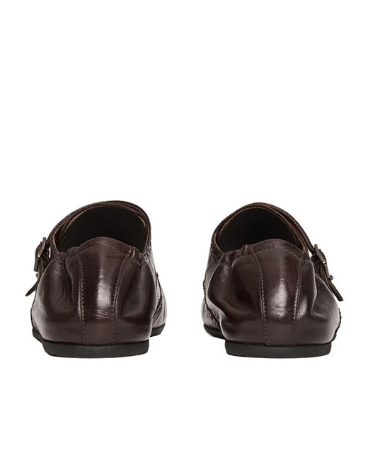 Scarosso Brown Johnny Monk-Strap Shoes for men