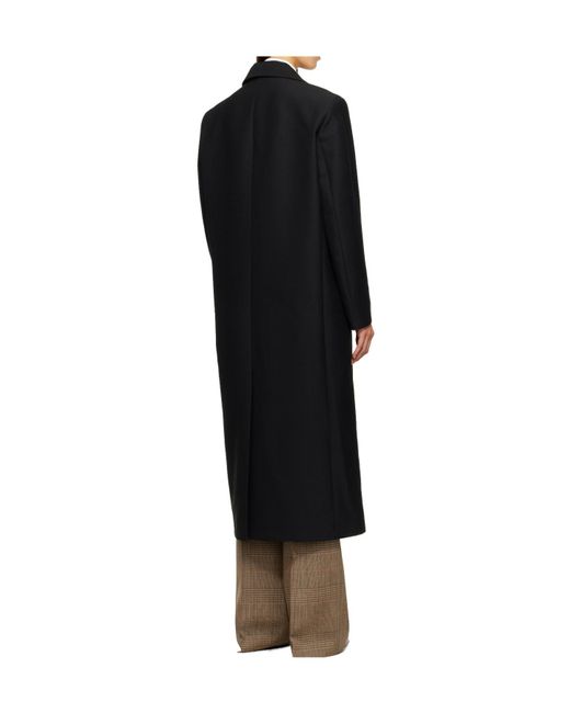 Rohe Black Shawl Lapel Coat