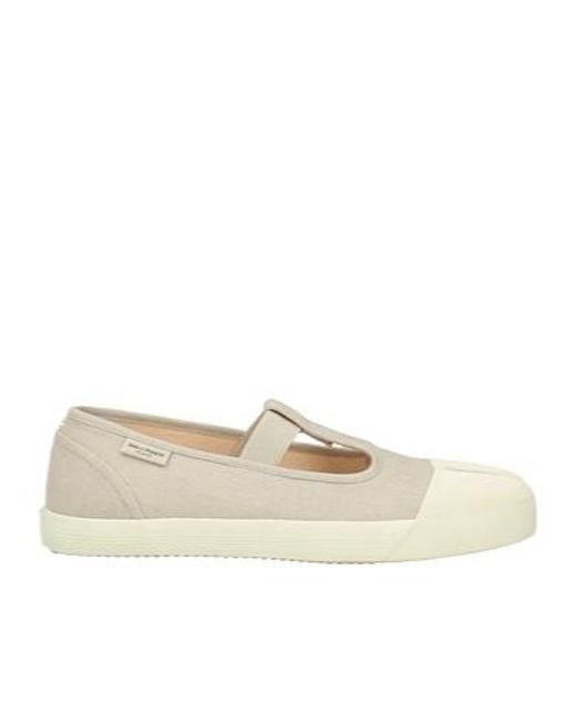 Maison Margiela Natural Canvas Ballet Flats