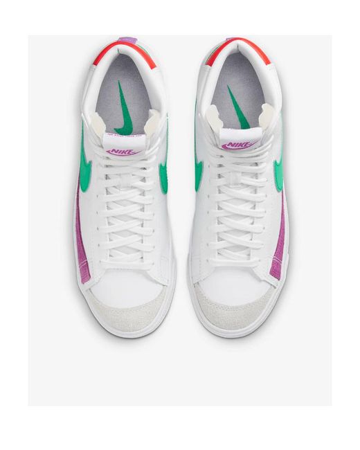 Nike Green Blazer Mid '77 High-Top Casual Sneakers