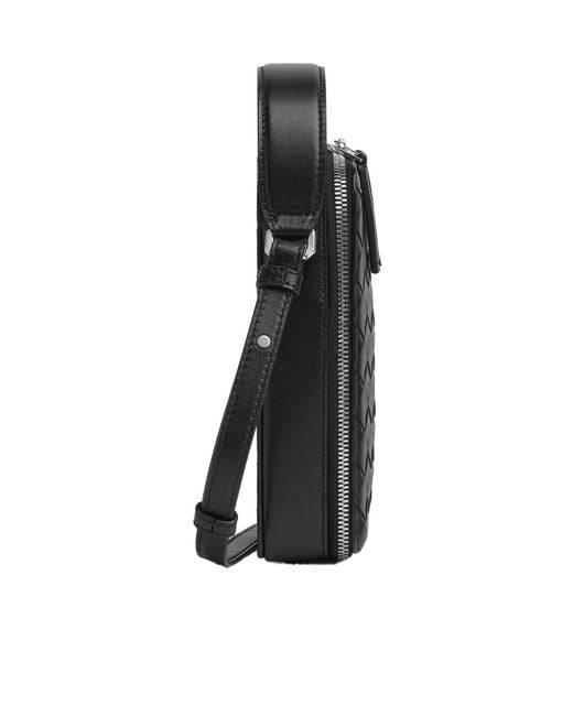 Bottega Veneta Blue Getaway Phone Pouch for men