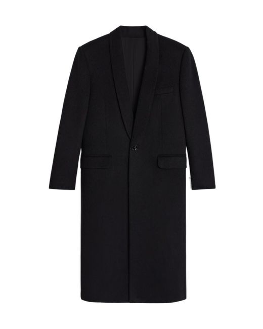 Céline Black Chesterfield Coat