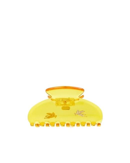 Etro Yellow Logo Hairpin