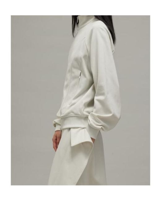 Y-3 Gray Relaxed-Fit Track Jacket