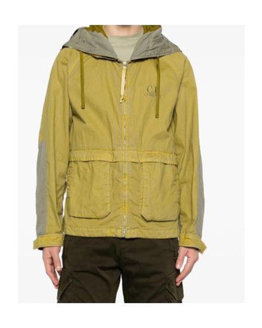 C P Company Yellow Hood Jacket for men