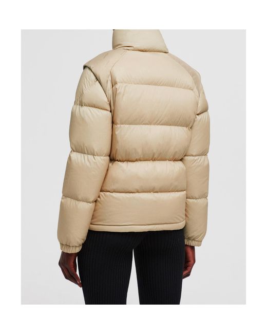 Moncler Natural Verone Reversible Short Puffer Jacket
