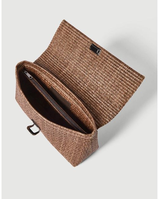 Brunello Cucinelli Brown Sartorial Clutch Bag