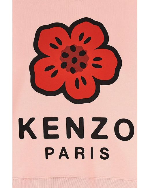 KENZO Pink Boke Flower Printed Crewneck Sweatshirt