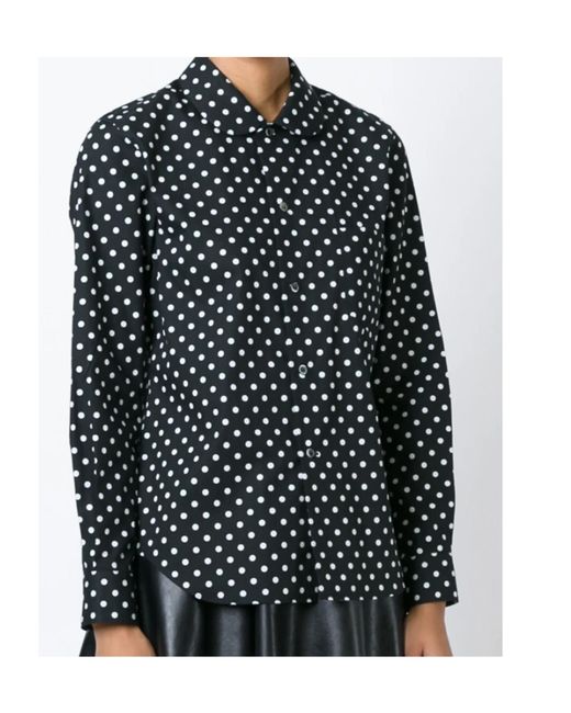 Comme des Garçons Blue Long Sleeve Shirt