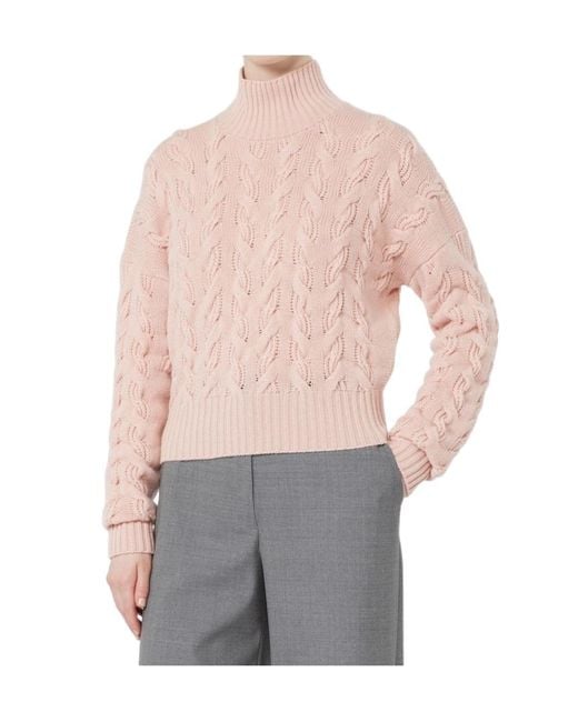 Max Mara Gray Long-Sleeved Sweater