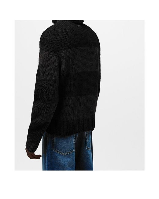 Dolce & Gabbana Black High-Necked Knit Sweater for men