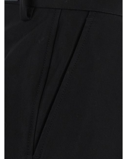 Acne Black Pleated Wrap Skort