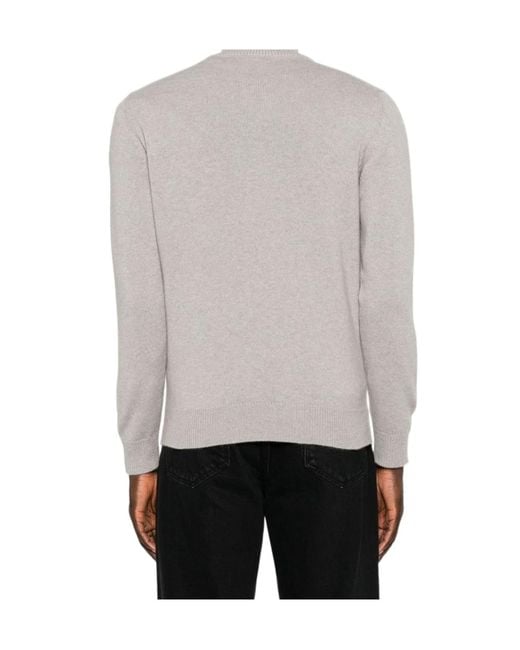Brioni Gray Button-Front Knit Cardigan for men