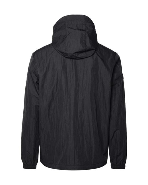 Duvetica Black Hooded Casual Jacket for men